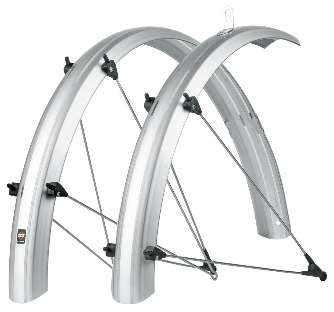 SKS BLUEMELS SHINY 53 MM, 24" ezüst Bicikli sárvédő