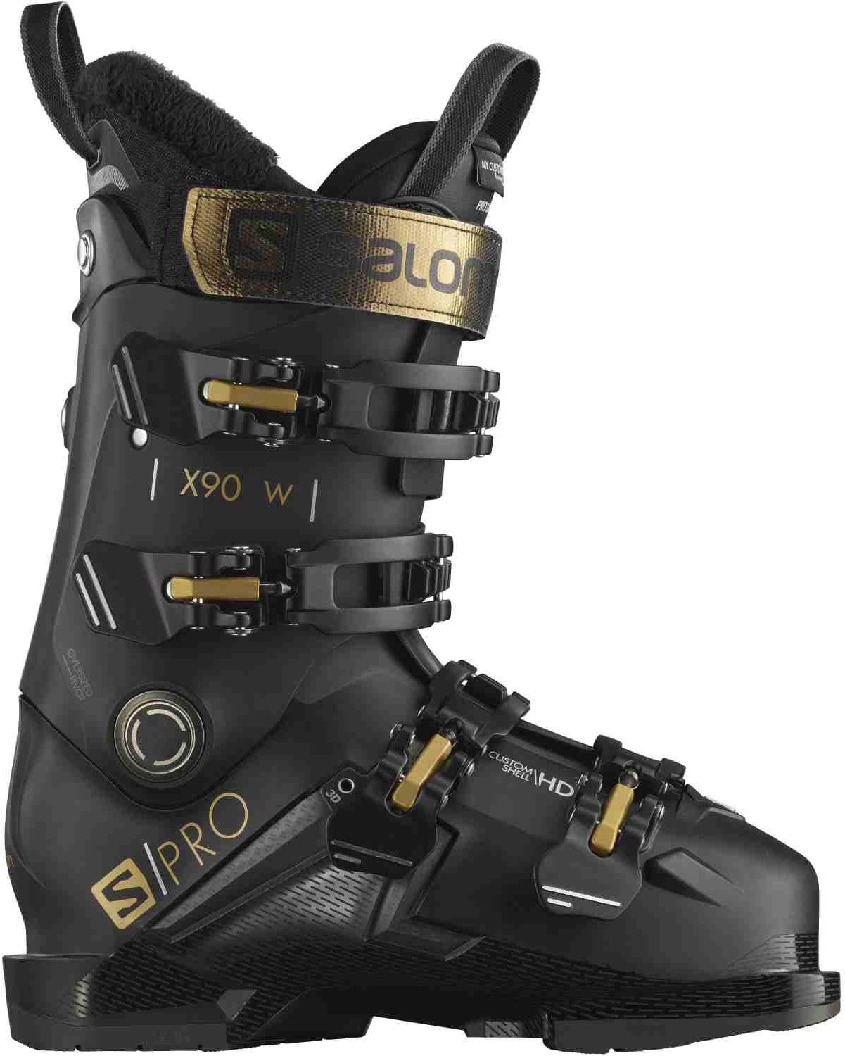 Salomon S/Pro X90 W GW Bk/Gold/Bellu 27/27,5 EU/270 – 279 mm Lyžiarky