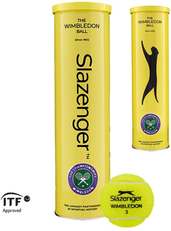 Slazenger Wimbledon 4TIN Teniszlabda