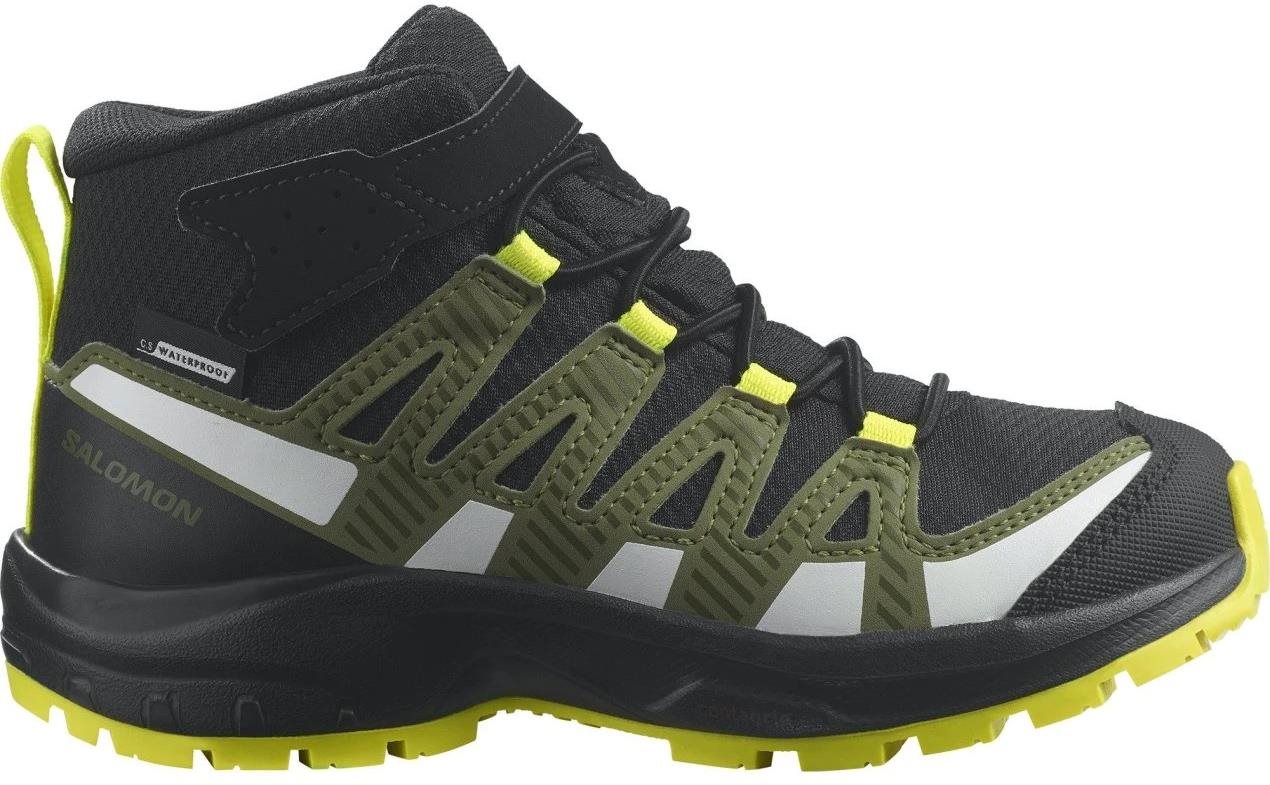 Salomon XA PRO V8 MID CSWP K Black/Dlicgr Junior Shoes EU 28/170 mm...