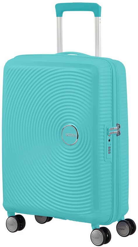 American Tourister Soundbox Spinner 55 EXP Poolside Blue Cestovný...