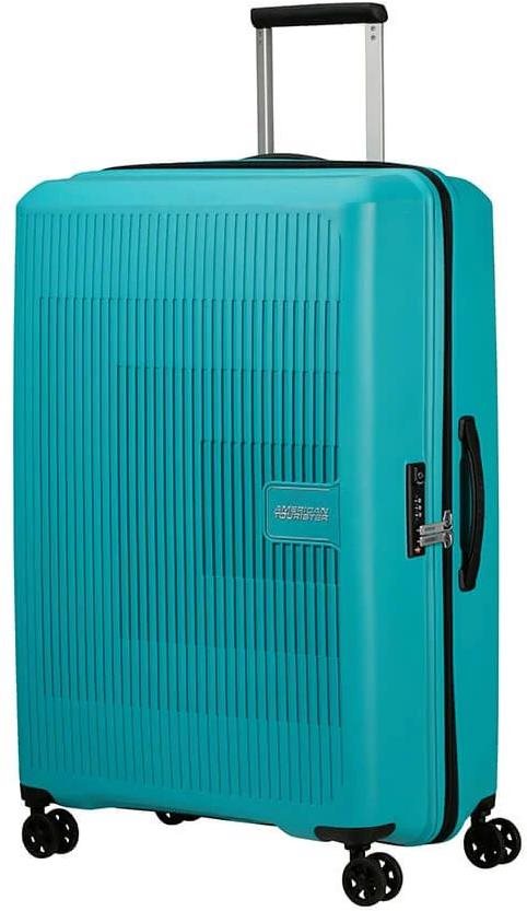 American Tourister Aerostep Spinner 77 EXP - Turquoise Tonic Bőrönd