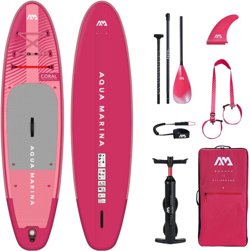 AQUA MARINA Coral 10'2'' × 31'' × 4.75'' Raspberry Sup