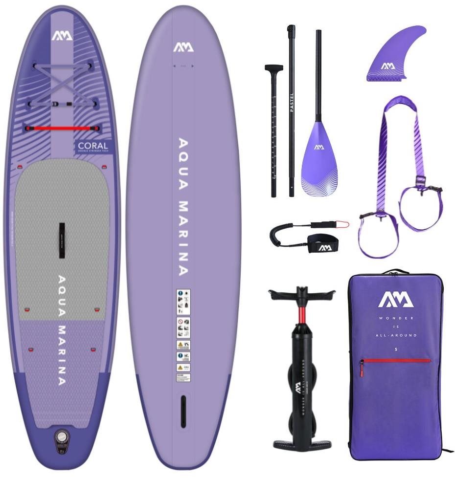 AQUA MARINA Coral 10'2'' × 31'' × 4.75'' Night Fade Paddleboard