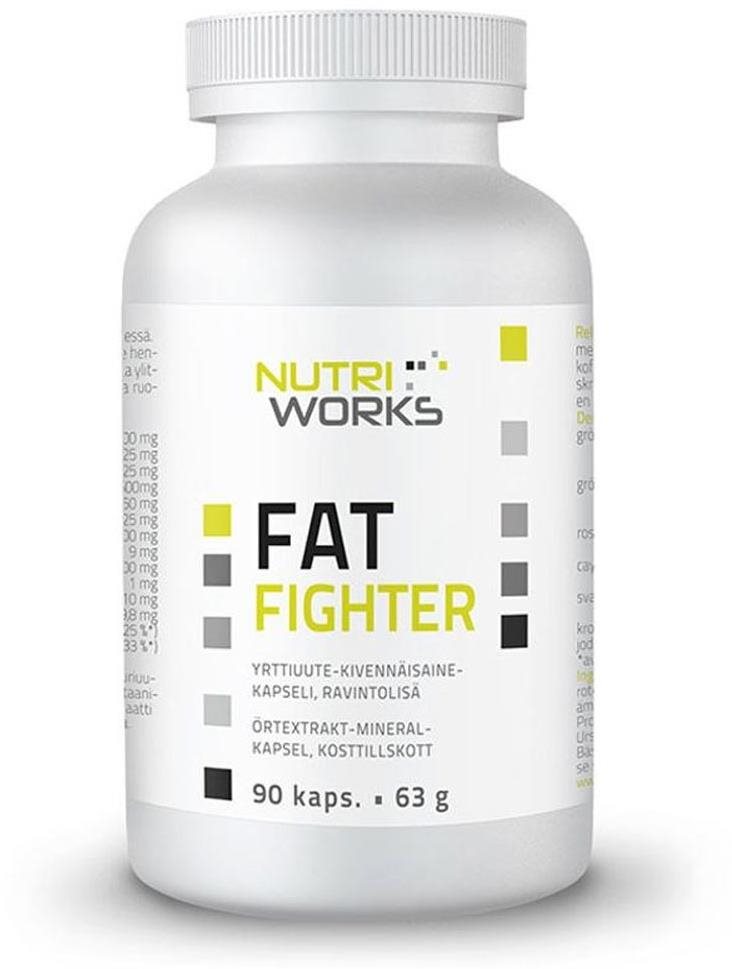 NutriWorks Fat Fighter 90 kapslí  Spalovač tuků