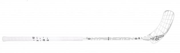 Zone HYPER Composite L 28 white/black 100 cm R-21 Florbalová hokejka
