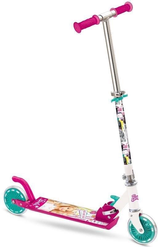 Kolobežka MONDO ALU 181 BARBIE ružová, Barbie Skladacia kolobežka