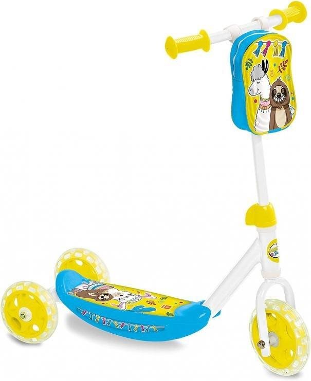 Kolobežka – trojkolka MONDO MY FIRST SCOOTER llama and friends žltá...