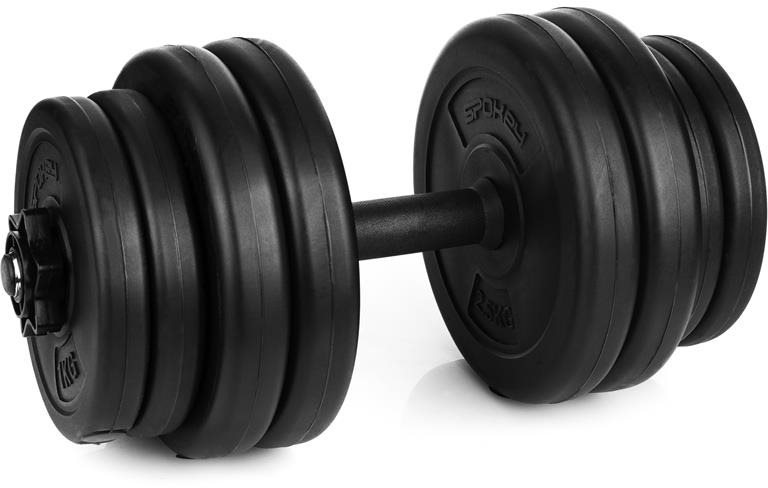 Spokey BURDEN SET Nakladacia činka 15 kg Činka