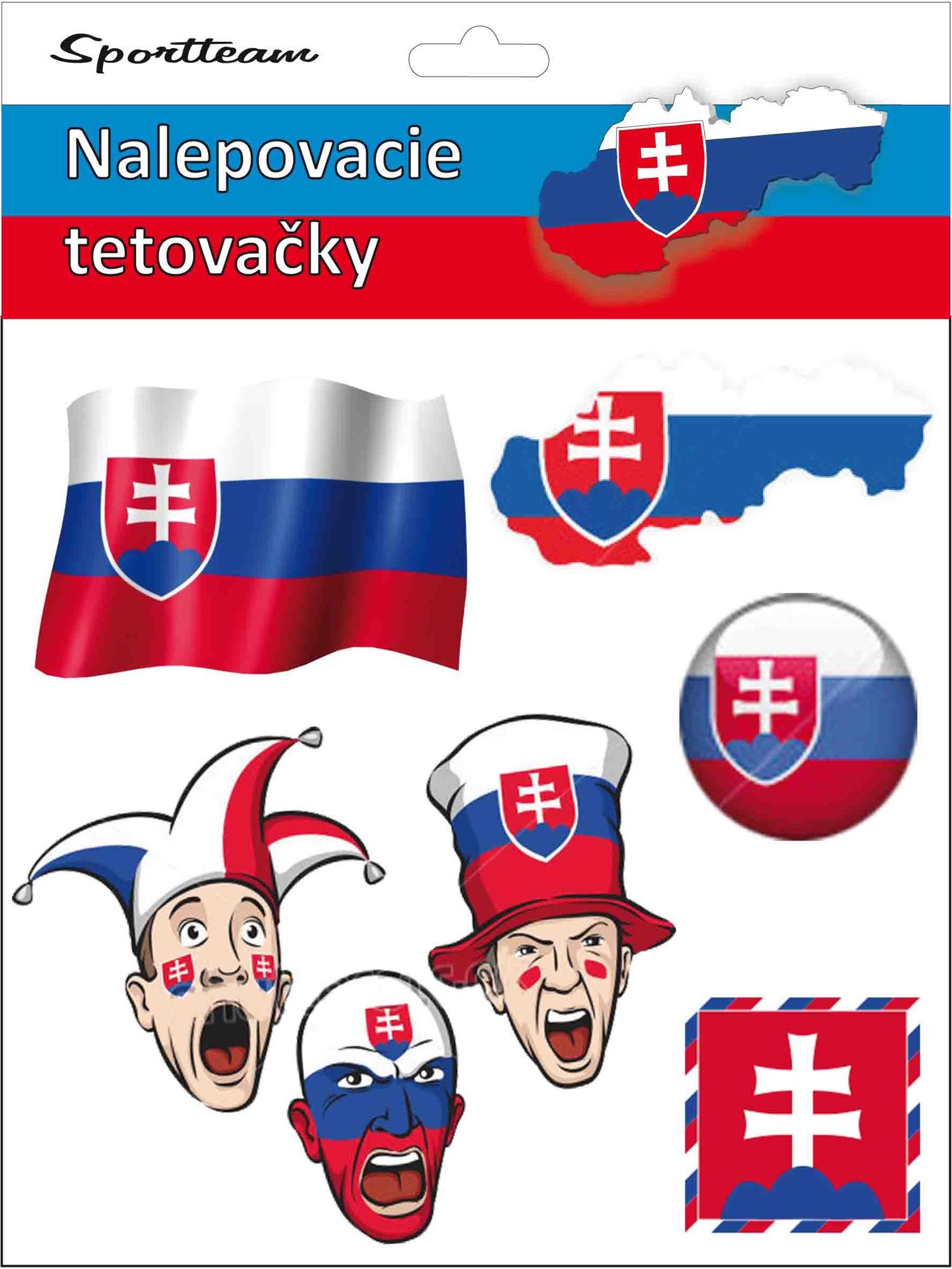 SPORTTEAM ® Tetovacie obtlačky SR 2 Dočasné tetovanie