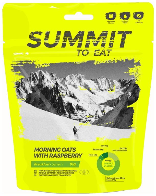Summit To Eat – Ovsená kaša s malinami MRE