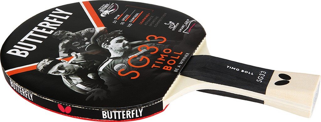 Butterfly Timo Boll SG33, Konkávna (FL) Pingpongová raketa