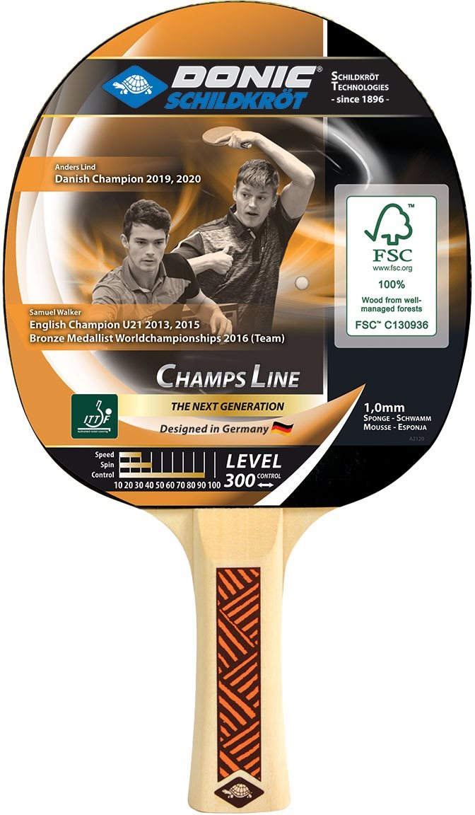 Donic Young Champs 300, Konkávna (FL) Pingpongová raketa