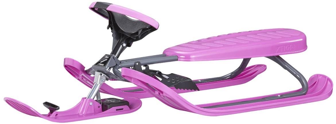 STIGA Snowracer Curve PRO ružový Skiboby