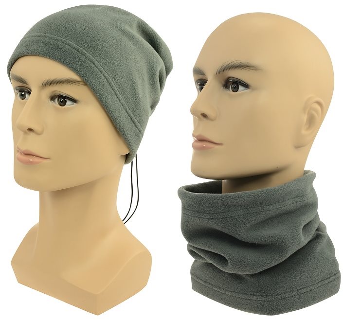 Sulov 2 v 1 Fleece sivý Nákrčník