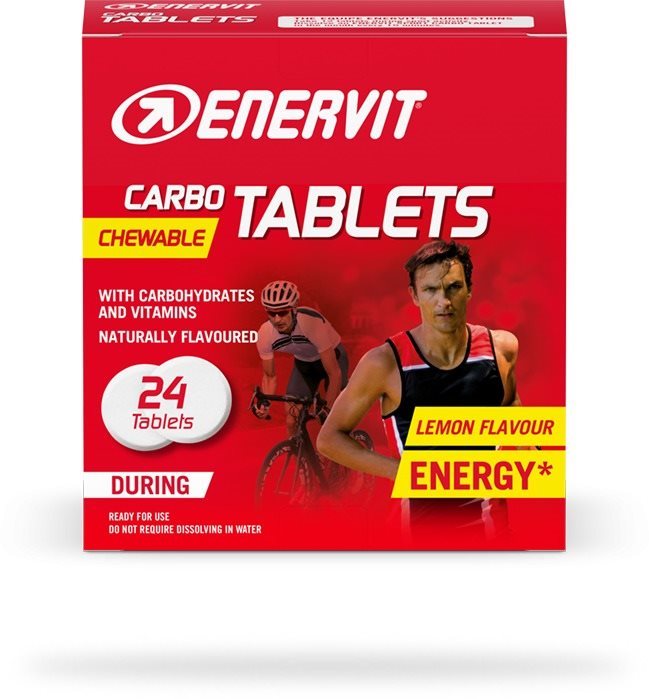 Enervit Carbo Tablets (24 tablet) citron Energetické tablety