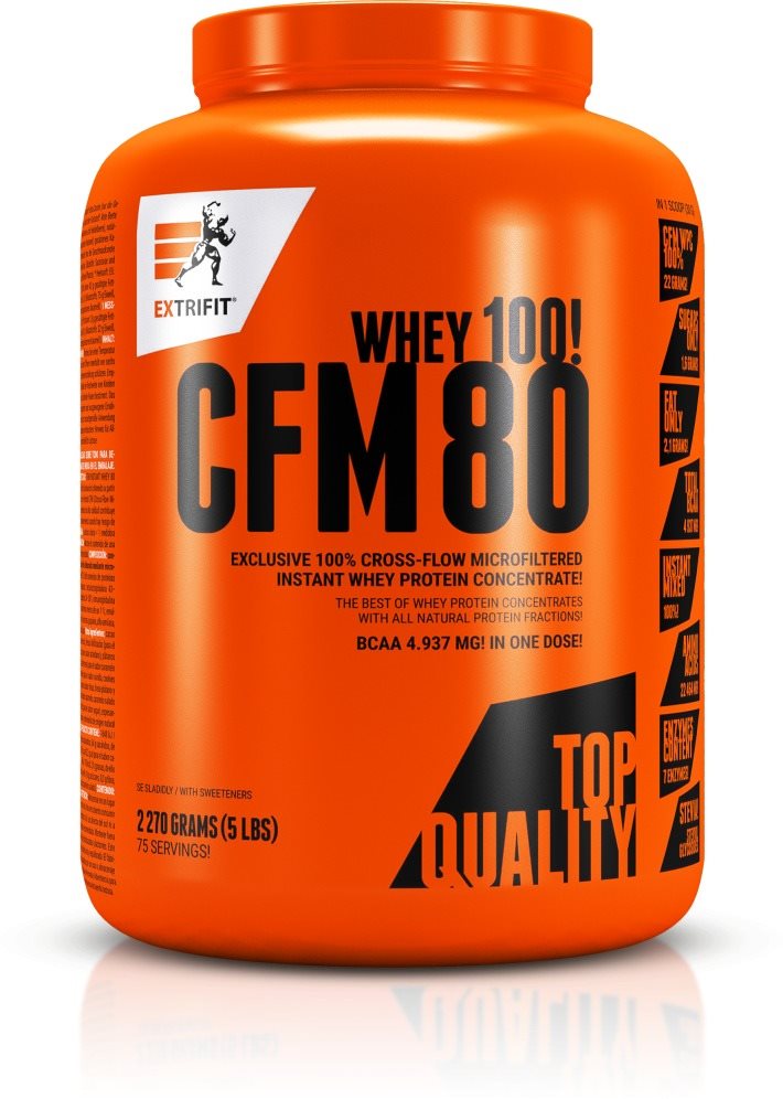 Extrifit CFM Instant Whey 80, 2270g, blueberry Protein
