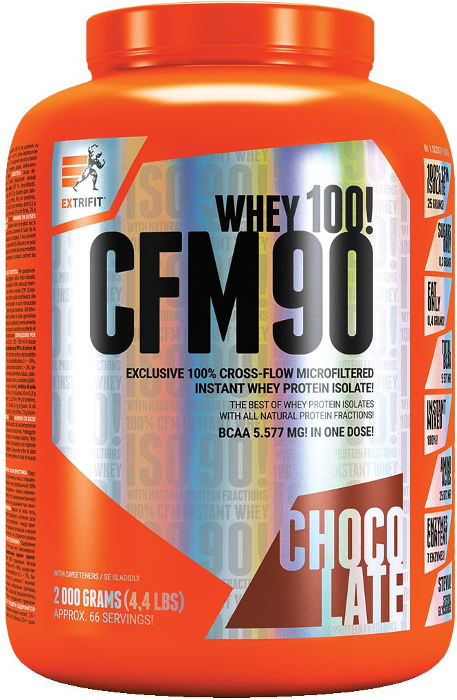 Extrifit CFM Instant Whey Isolate 90, 2000g, chocolate Protein