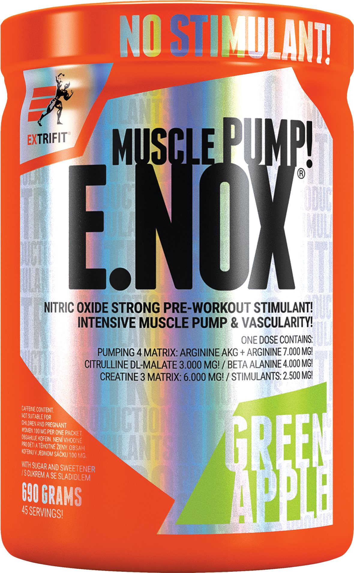 Extrifit E.Nox Shock 690 g apple Anabolizér