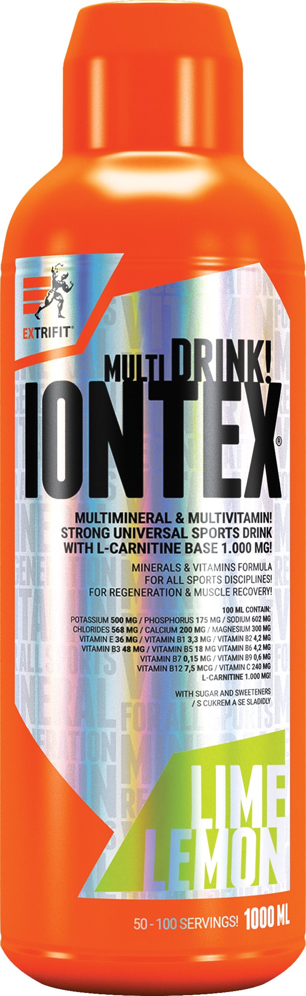 Extrifit Iontex 1000 ml lime lemon Iontový nápoj