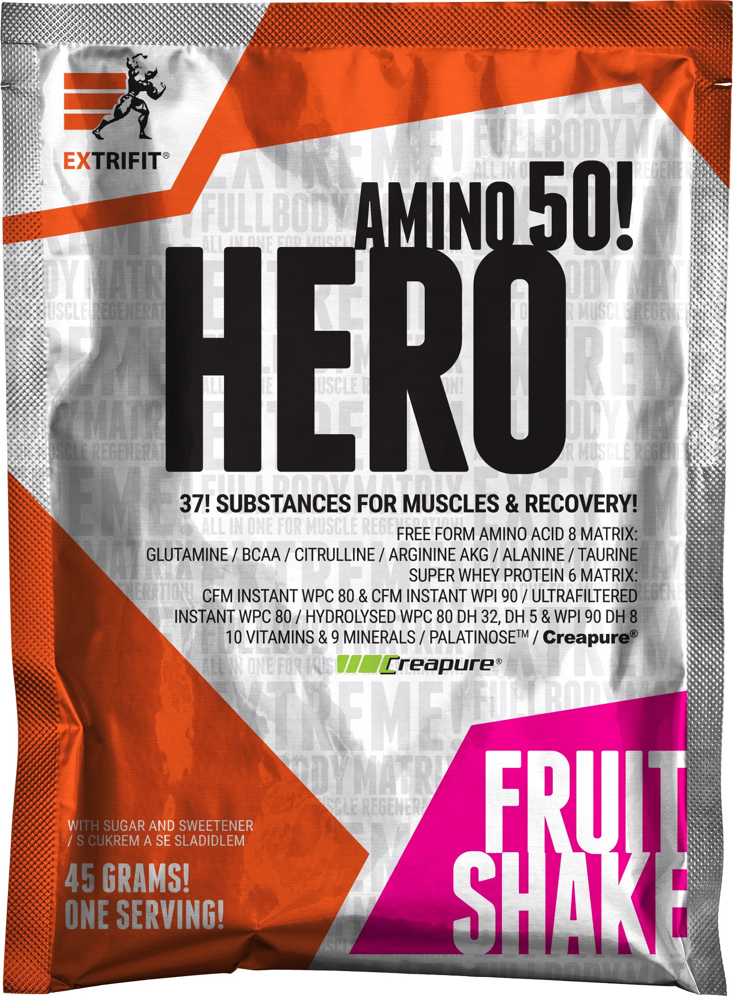 Extrifit Hero 45 g fruit shake Protein