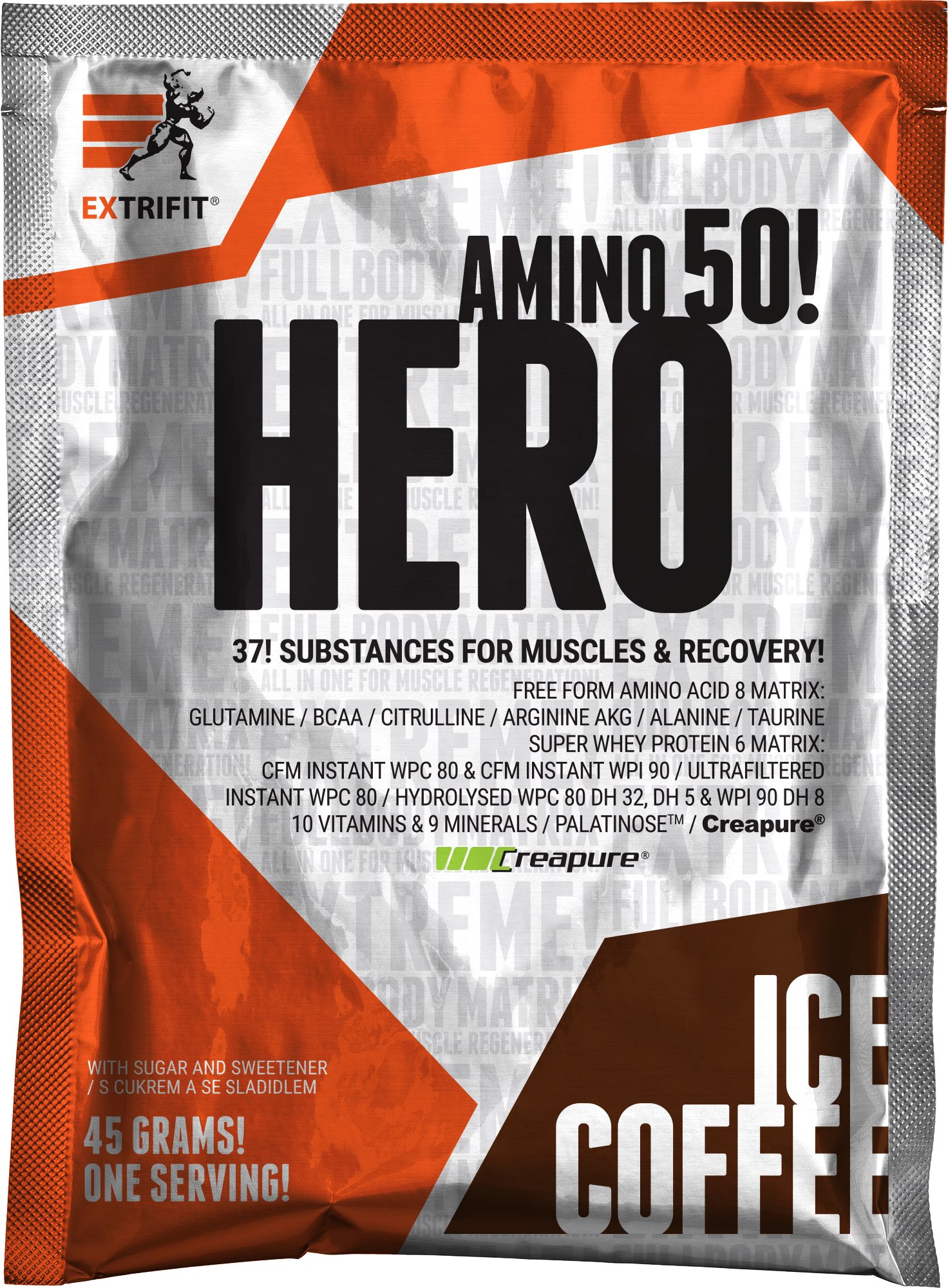 Extrifit Hero 45g ice coffee Anabolizér