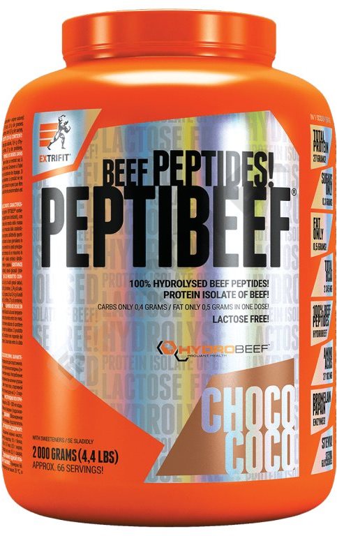 Extrifit PeptiBeef, 2000g, čoko-kokos Protein