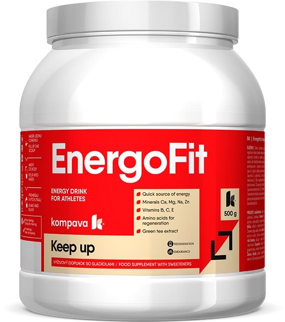 Kompava EnergoFit 500g, pomeranč Energetický nápoj