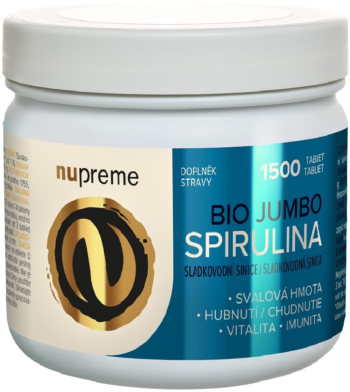 Nupreme BIO Spirulina 1500 tbl. Doplnok stravy