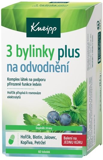KNEIPP 3 bylinky na odvodnění Plus 60 tablet Doplněk stravy