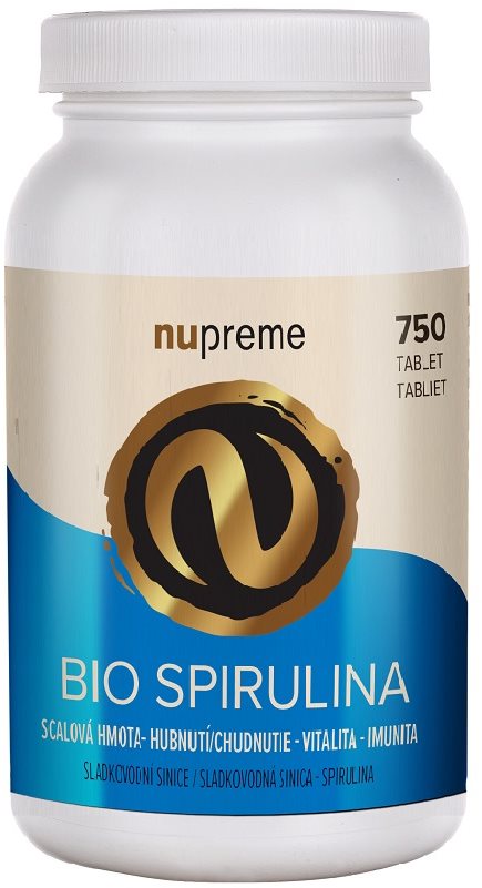 Nupreme BIO Spirulina 750 tbl Doplnok stravy