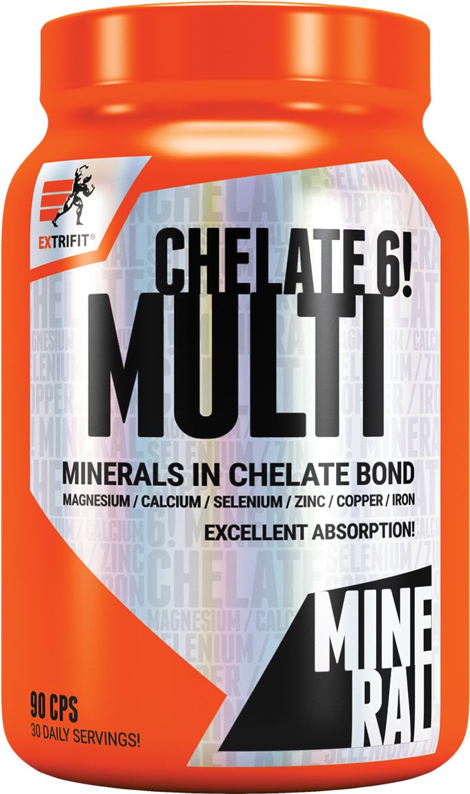 Extrifit Multi Chelate 6!, 90 kapslí Multivitamín