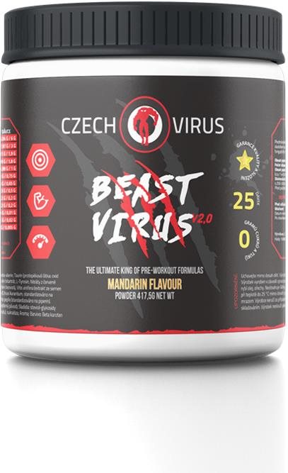Czech Virus Beast Virus V2.0 417,5 g, mandarin Anabolizér