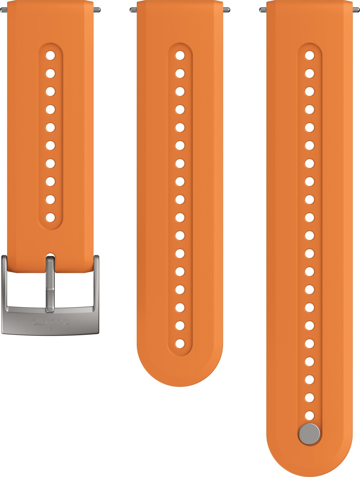 Suunto 24mm Athletic 7 Silicone Strap Orange S/M Watch Strap