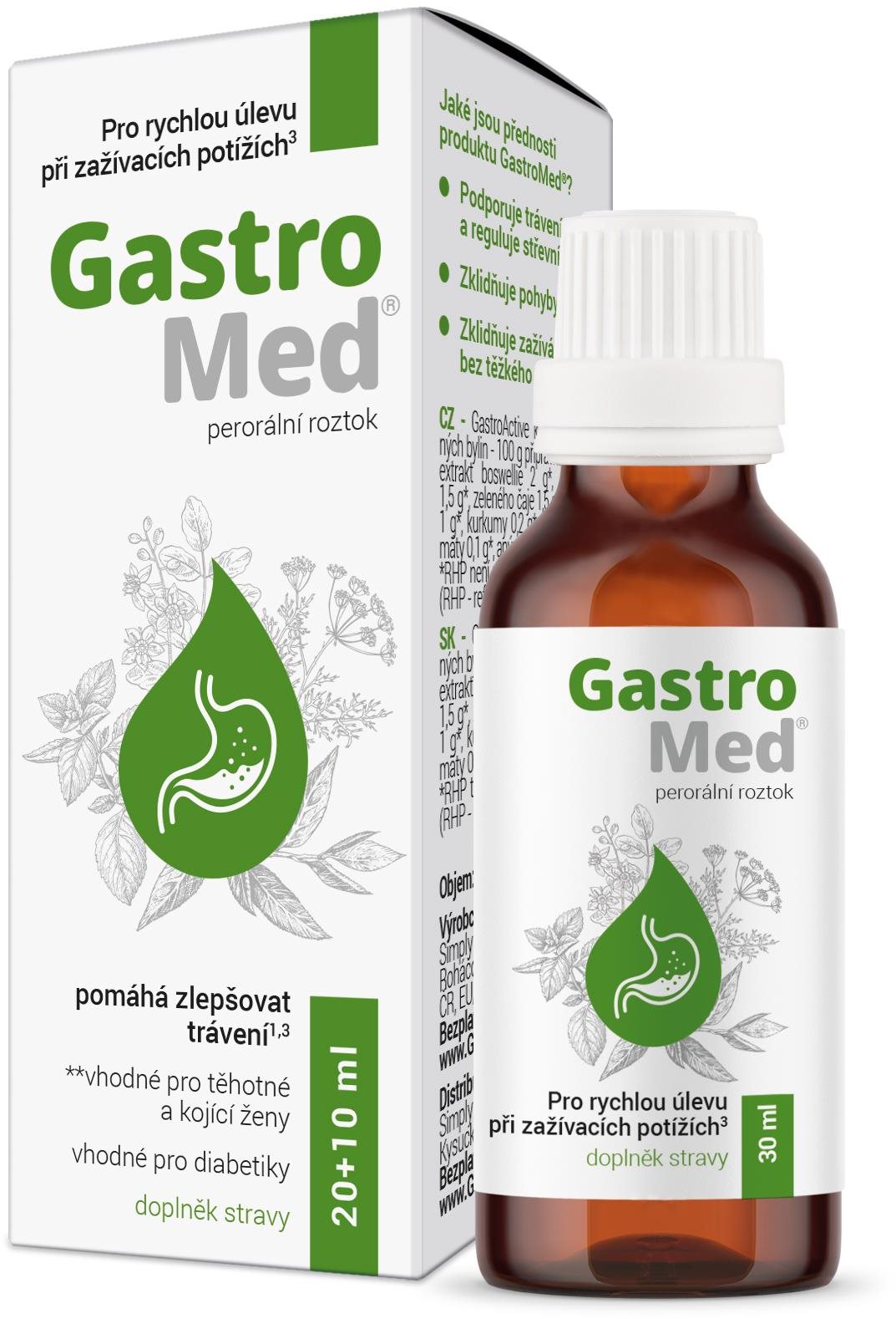 GastroMed 20+10 ml Doplněk stravy