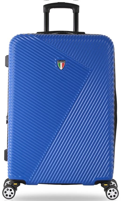 TUCCI T-0118/3 L ABS - modrý Cestovný kufor