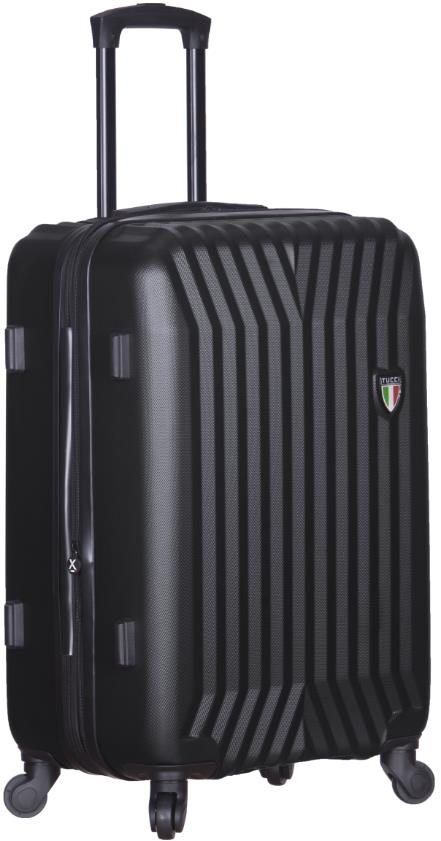 TUCCI T-0115/3 M ABS - čierny Cestovný kufor