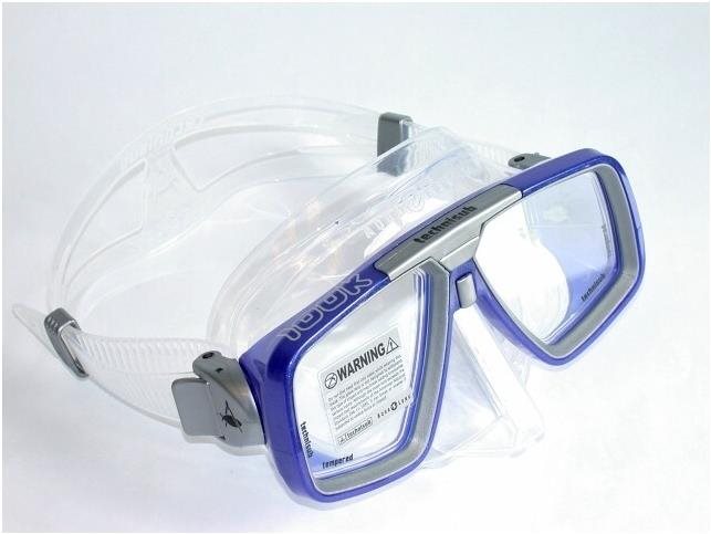 Technisub LOOK, transparentná/modrá Potápačské okuliare