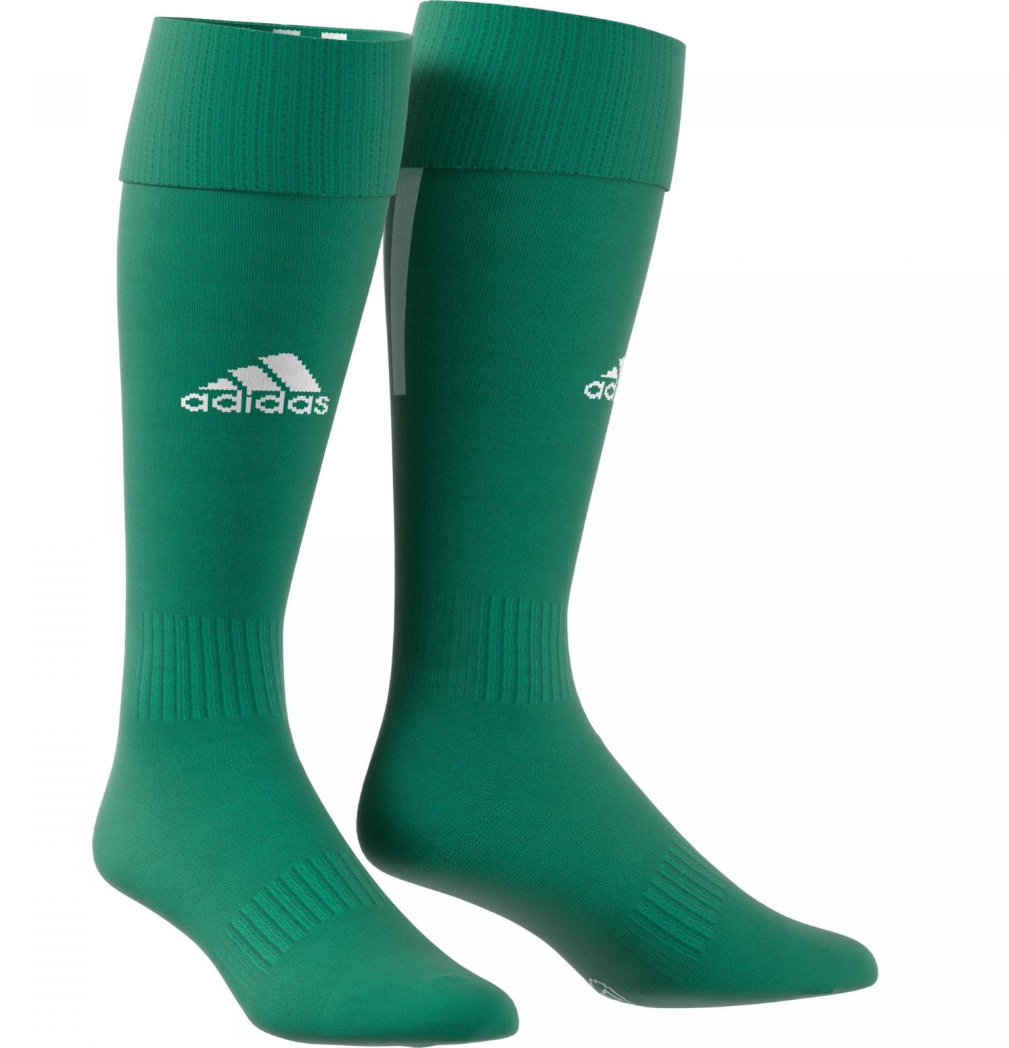 Adidas Performance SANTOS SOCK 18, zelená/bílá, EU 40 - 42 Štulpny