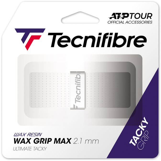 Tecnifibre Wax Grip Max bílá Omotávka na raketu