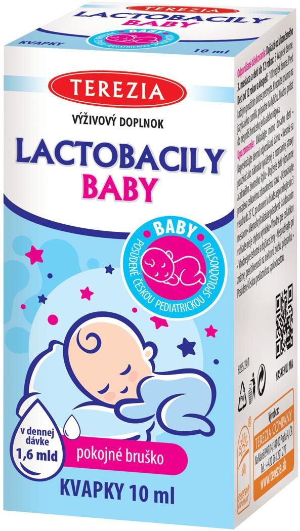 TEREZIA Lactobacily Baby kvapky 10 ml Doplnok stravy
