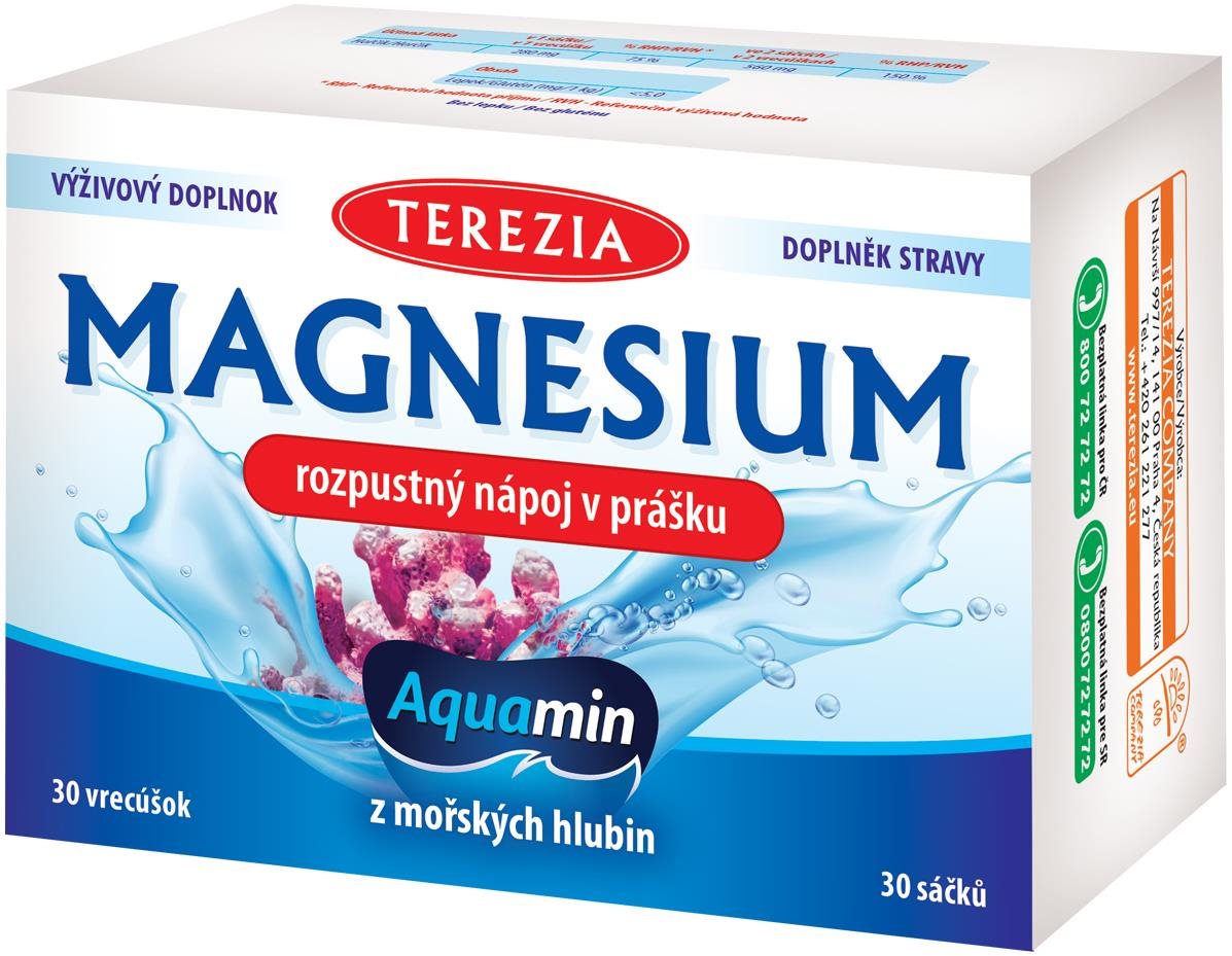 TEREZIA Magnesium rozpustný nápoj v prášku 30 × 6 g Magnézium