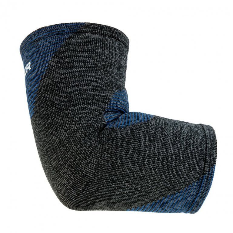 Mueller 4-Way Stretch Premium Knit Elbow Support, LG/XL Bandáž na...