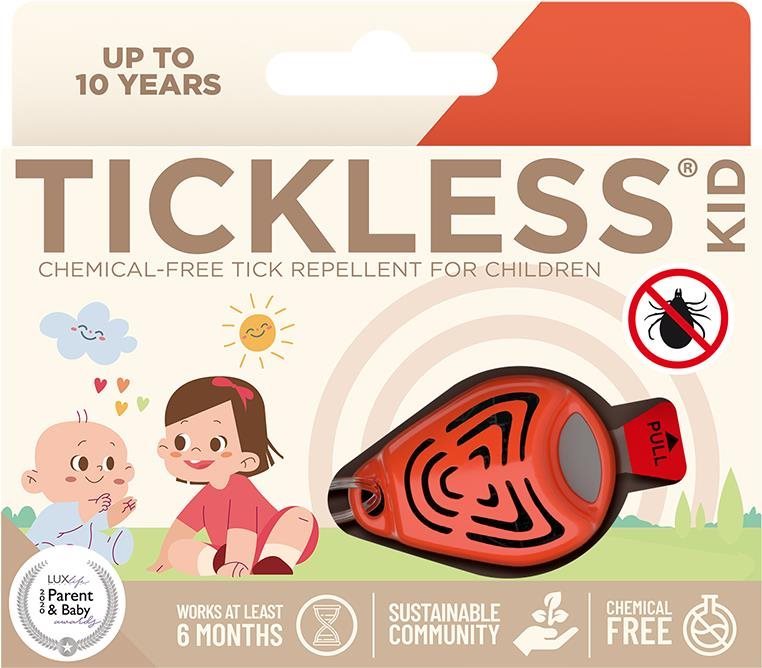 TickLess Kid – Ultrazvukový odpudzovač kliešťov – Oranžová...
