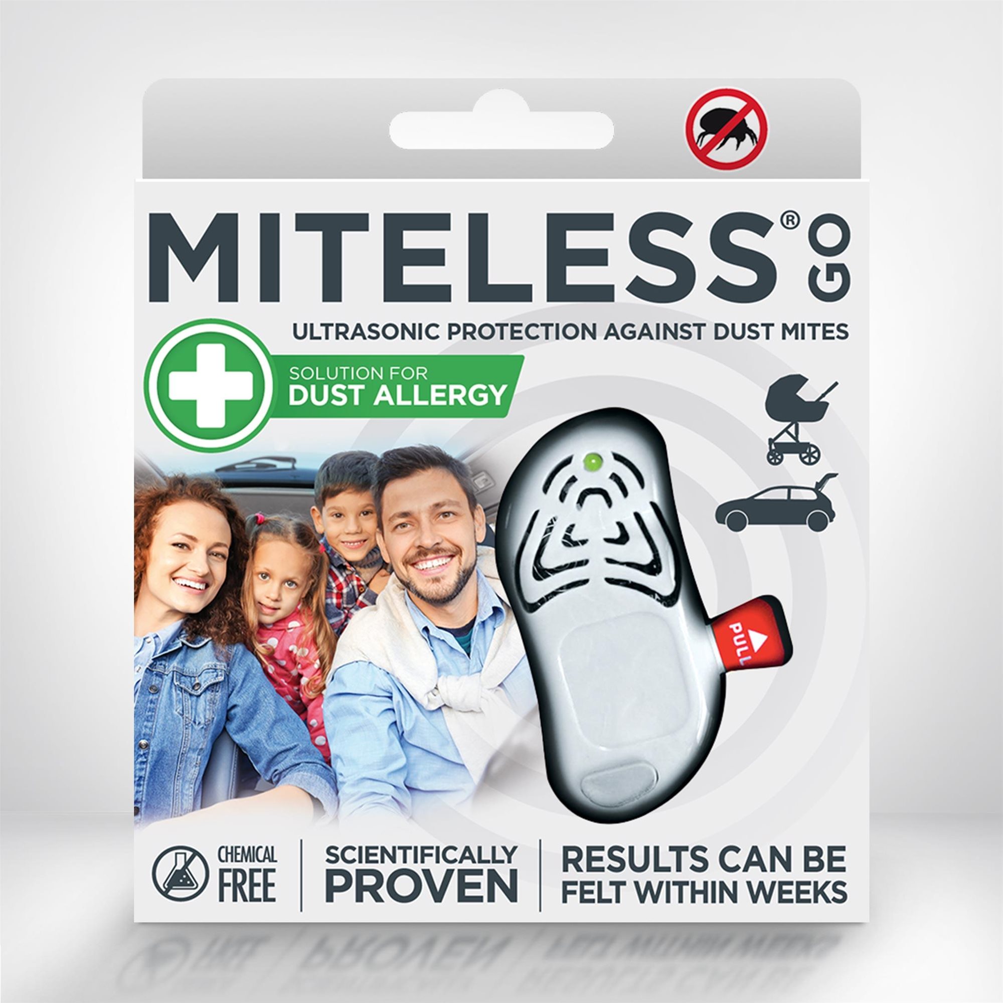 Miteless Go white Odpudzovač hmyzu
