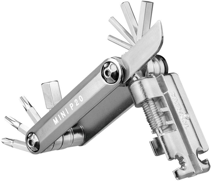 TOPEAK nářadí MINI P20 stříbrná Multiklíč na kolo