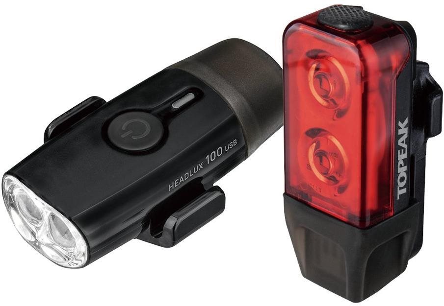 TOPEAK svetlá POWERLUX USB COMBO čierne Svetlo na bicykel