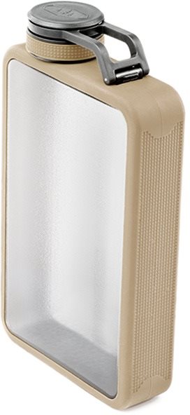 GSI Outdoors Boulder Flask 177 ml sand Fľaša na vodu