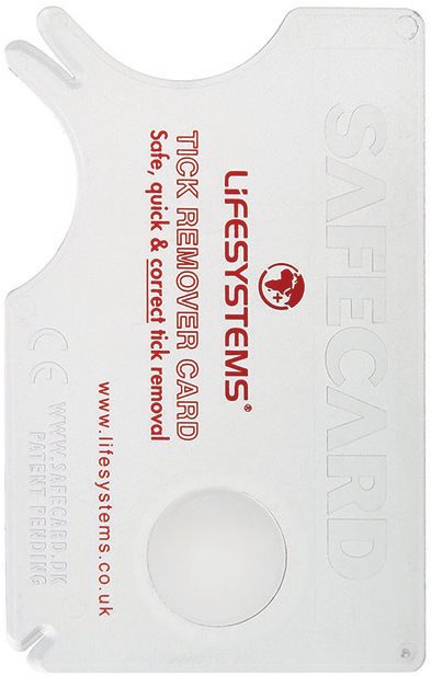 Lifesystems Tick Remover Card Csipesz