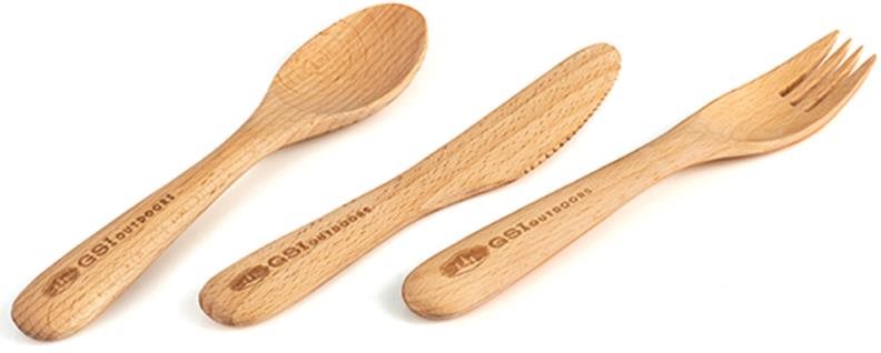 GSI Outdoors Rakau Cutlery Súprava Kempingový riad